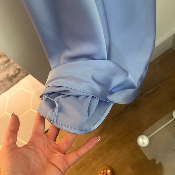 COPY - House of CB dress teia satin and georgette corset midi dress - Picture 14 of 14